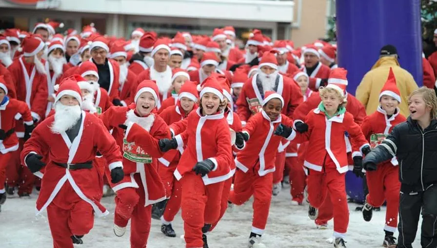 santa run