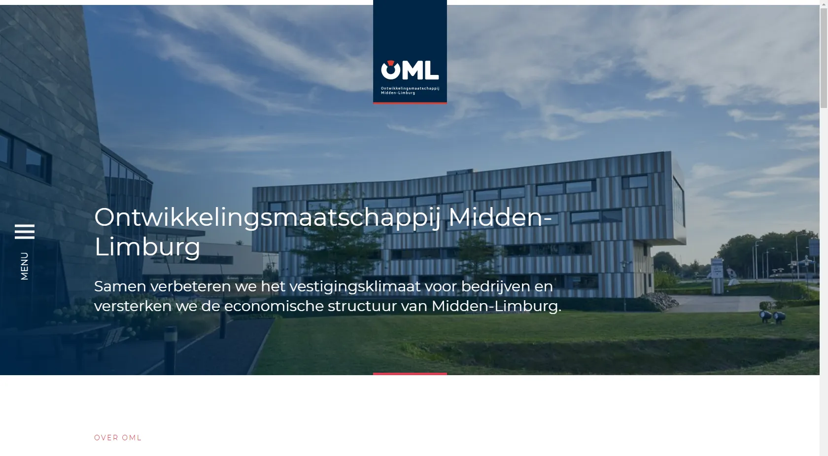 screenshot website oml