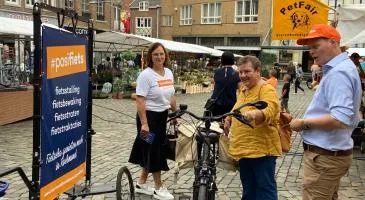start posifietscampagne roermond bereikbaar wethouderevers 24juli2021