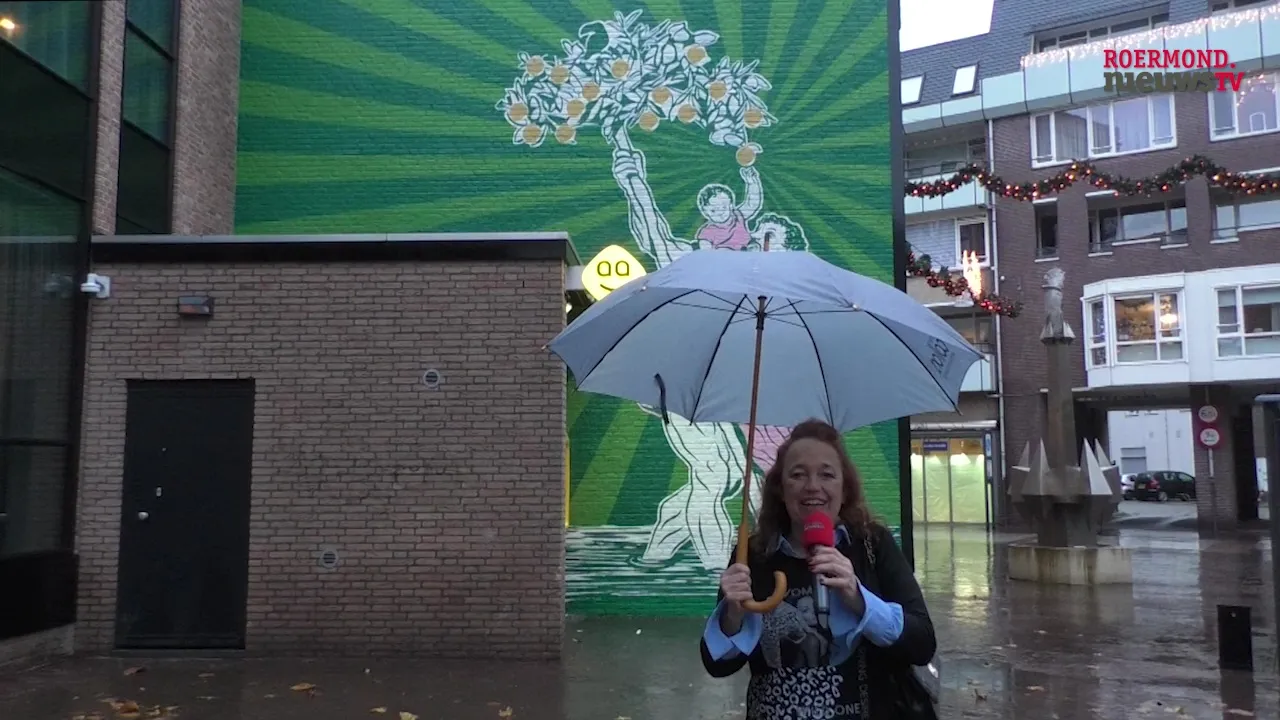 th 02 1700 28 11 2023roermondnieuwstv weekjournaal mural thuis in roermond kunstenaar daniel heynen 27 11 2023