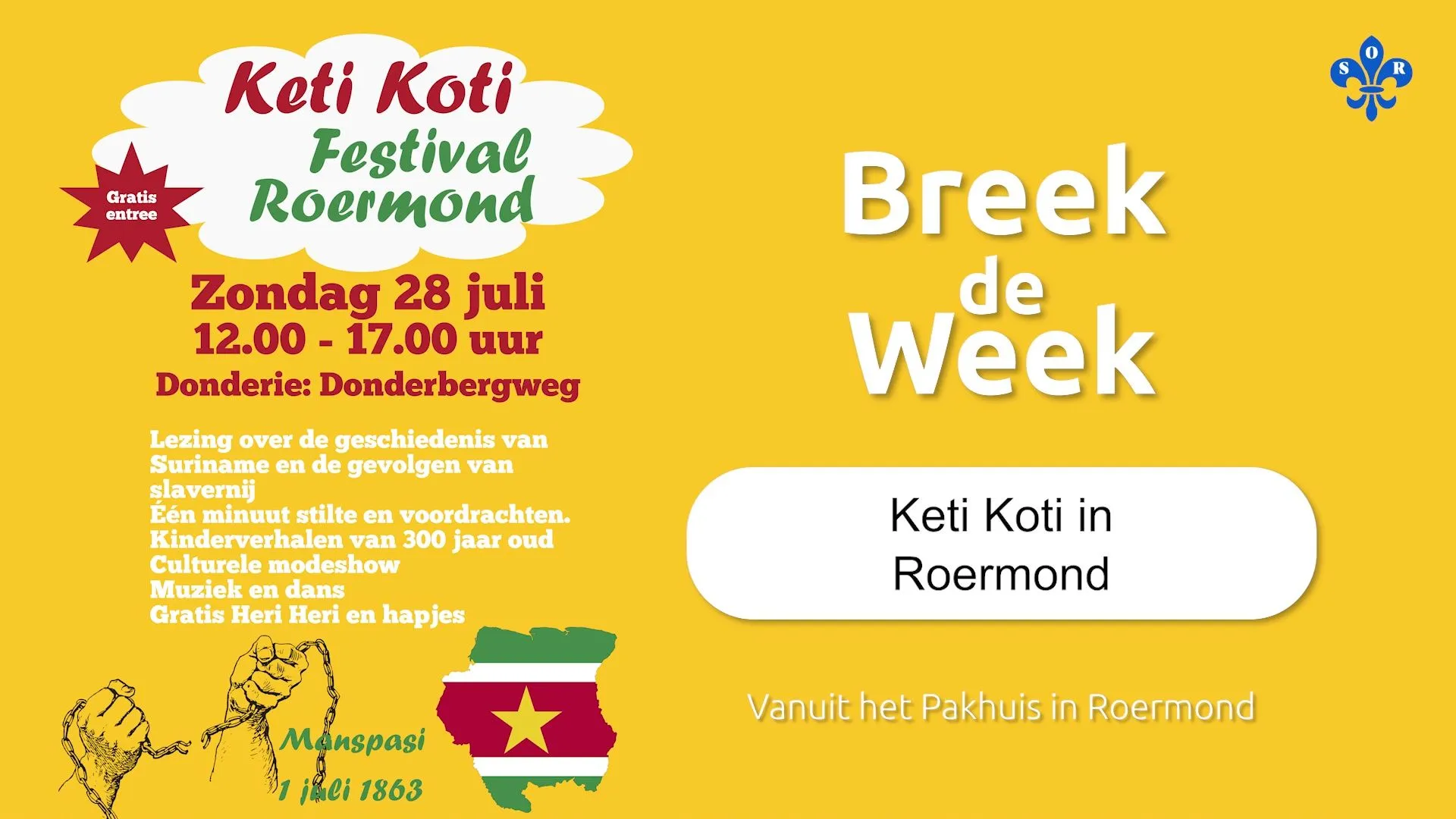 th herdenken ontmoeten en feestvieren breek de week
