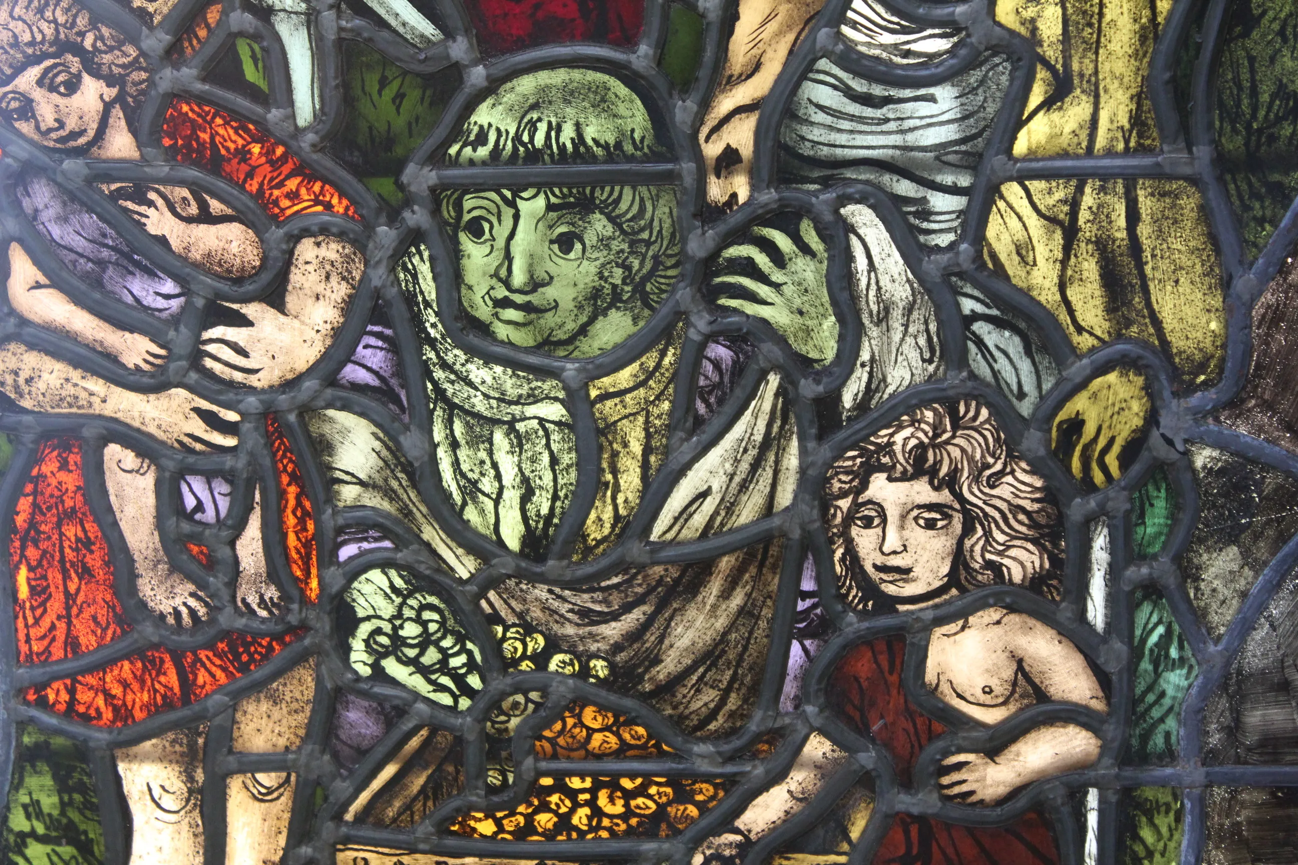 vvv avondwandeling monumentale glas in lood ramen