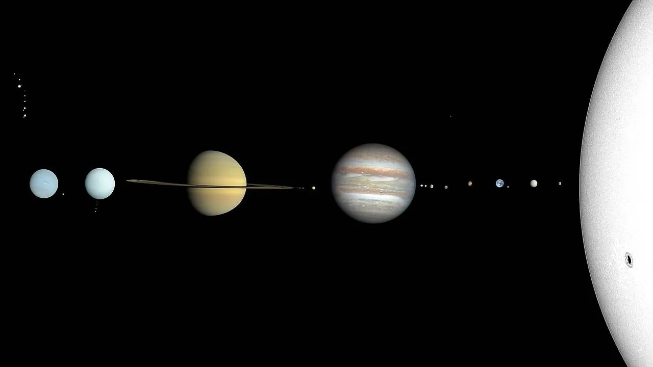 solar system true color