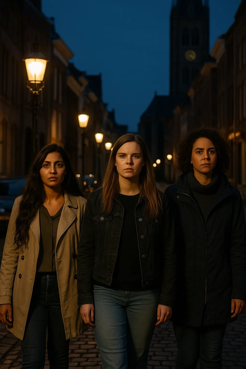 Avondwandeling op de kasseienstraat
