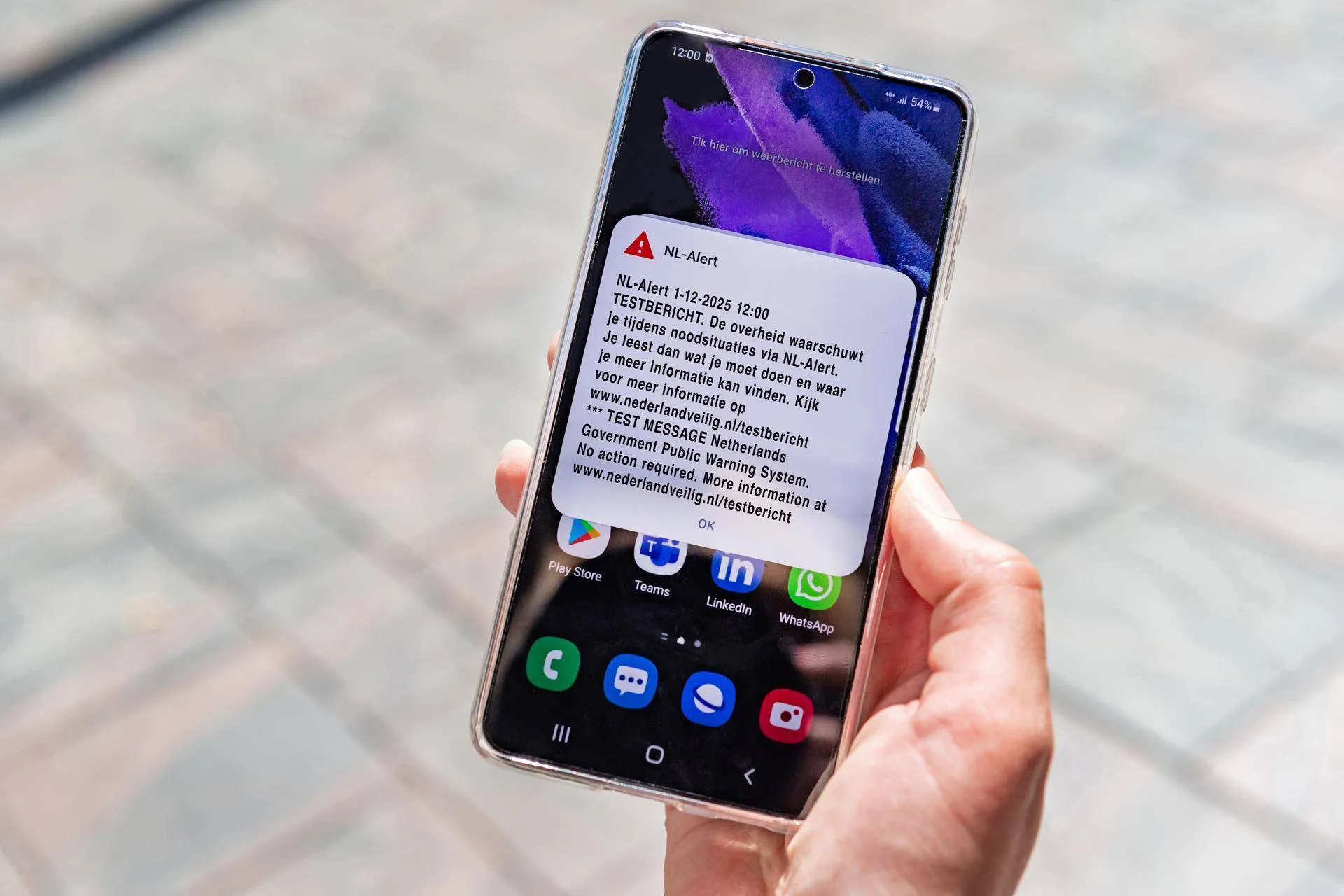 NL-Alert testbericht - mobiele telefoon nieuwelink-2