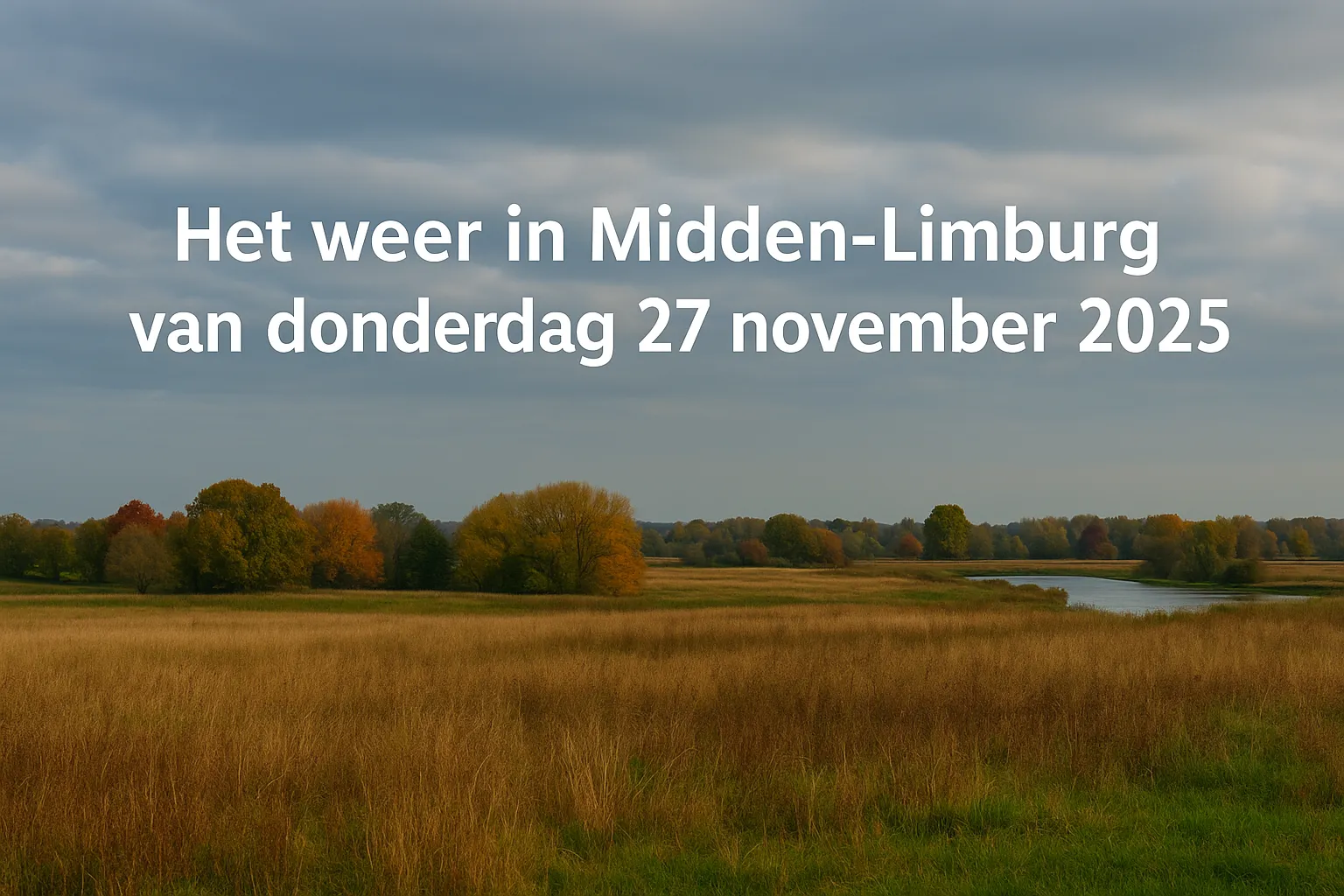 Weer in Midden-Limburg, november 2025