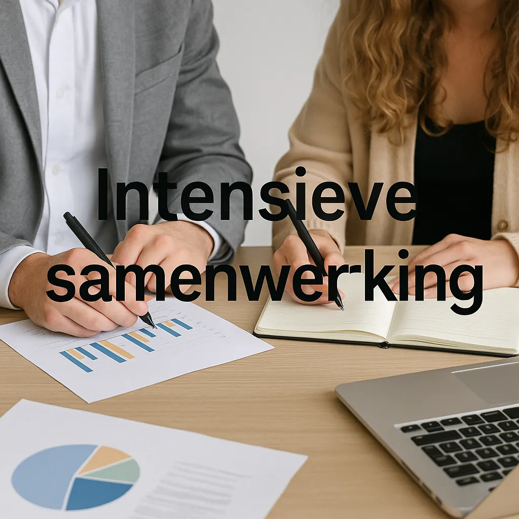 Intensieve samenwerking aan tafel