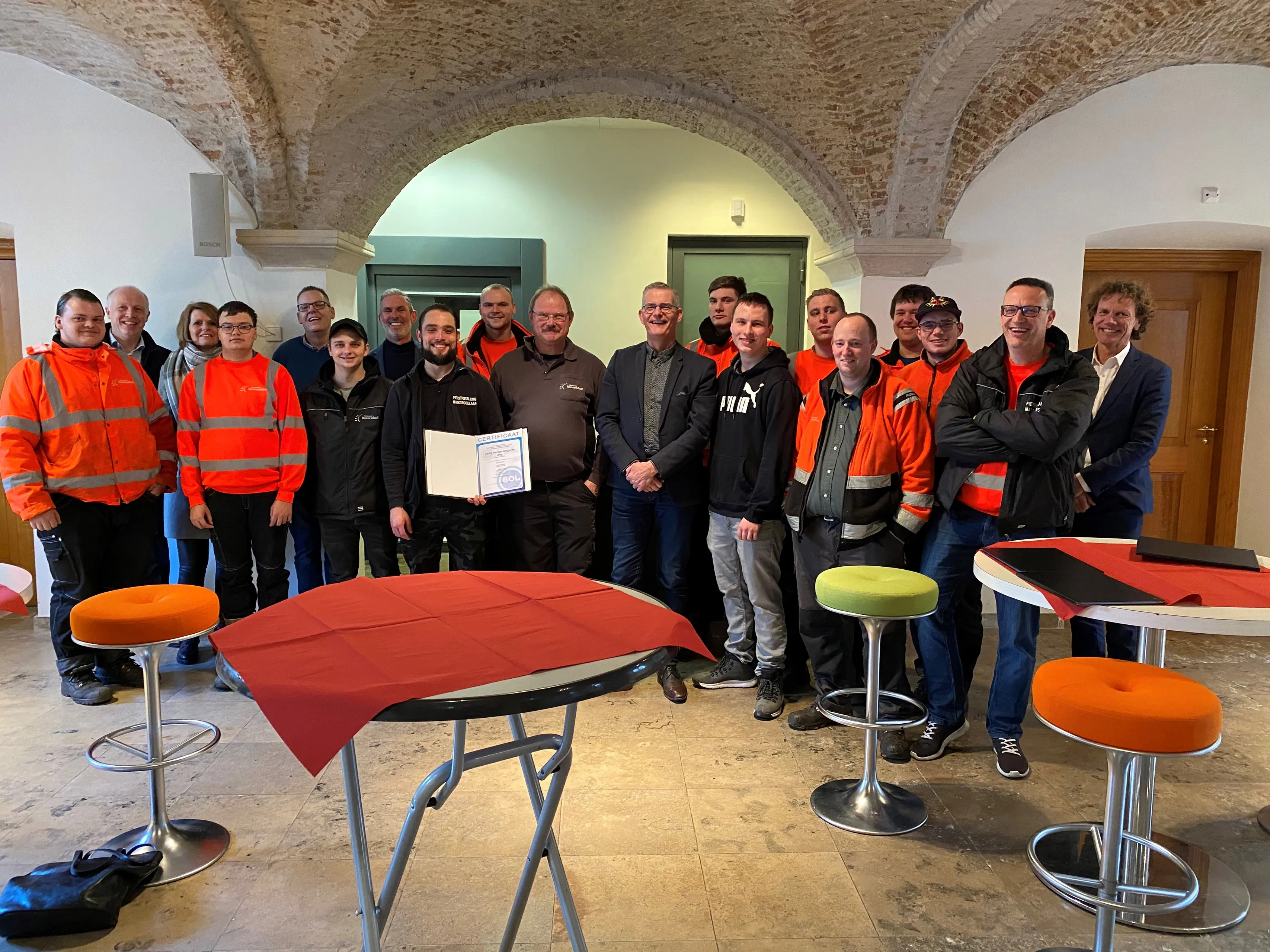 20200129 certificaten garantiebanen deelnemers samenwerkingspartners projectleiders en de wethouder