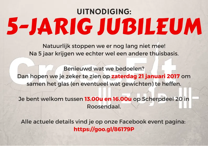 crossfit jubileum