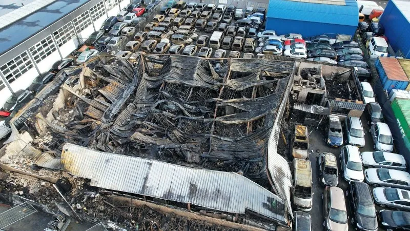 drone beeld brand