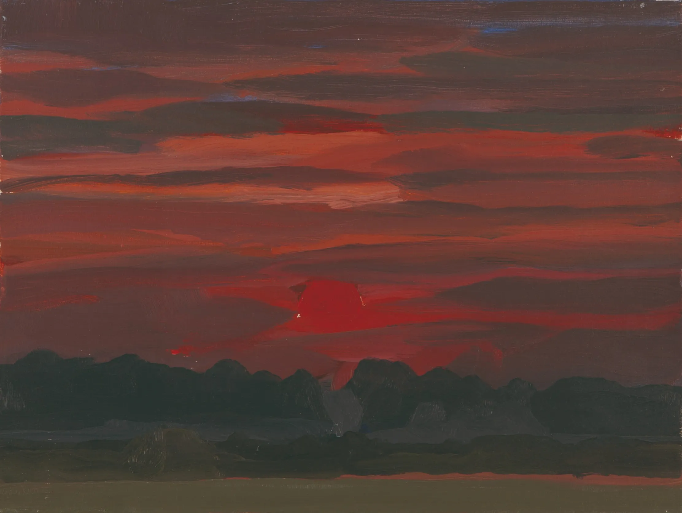 expositie ger de greef ondergaande zon