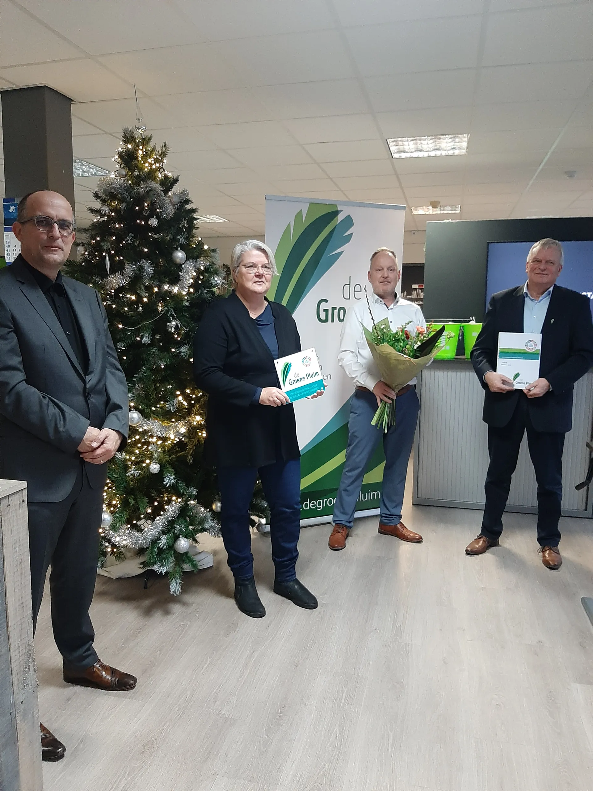 foto tristar groene pluim