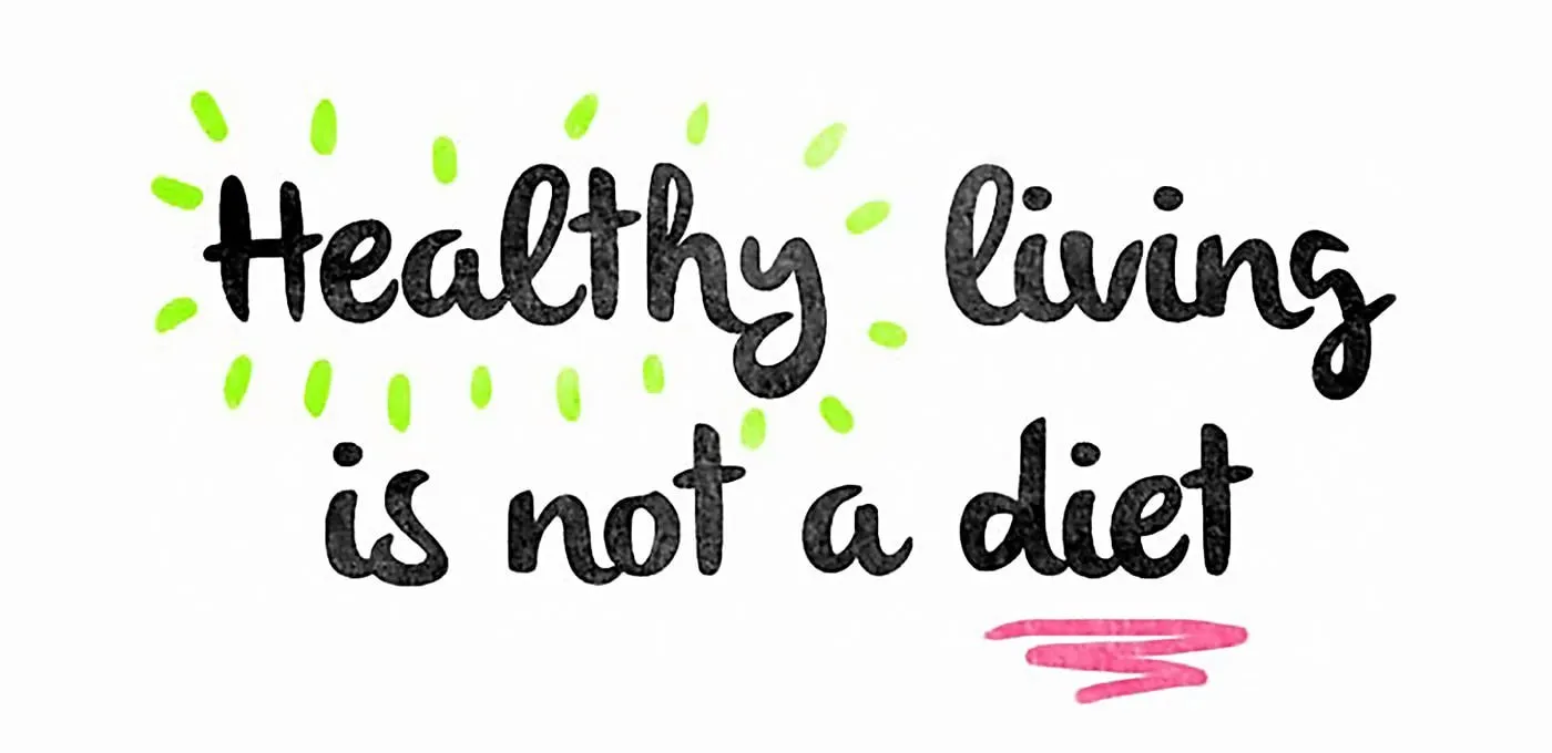 gezond eten is geen dieet