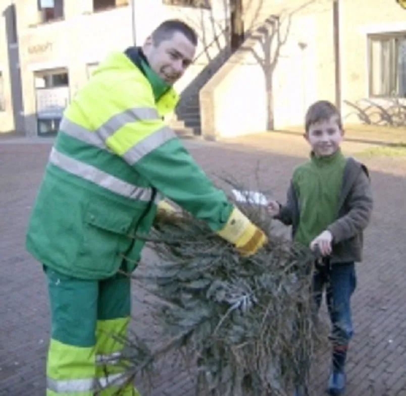 inzameling kerstbomen schoon