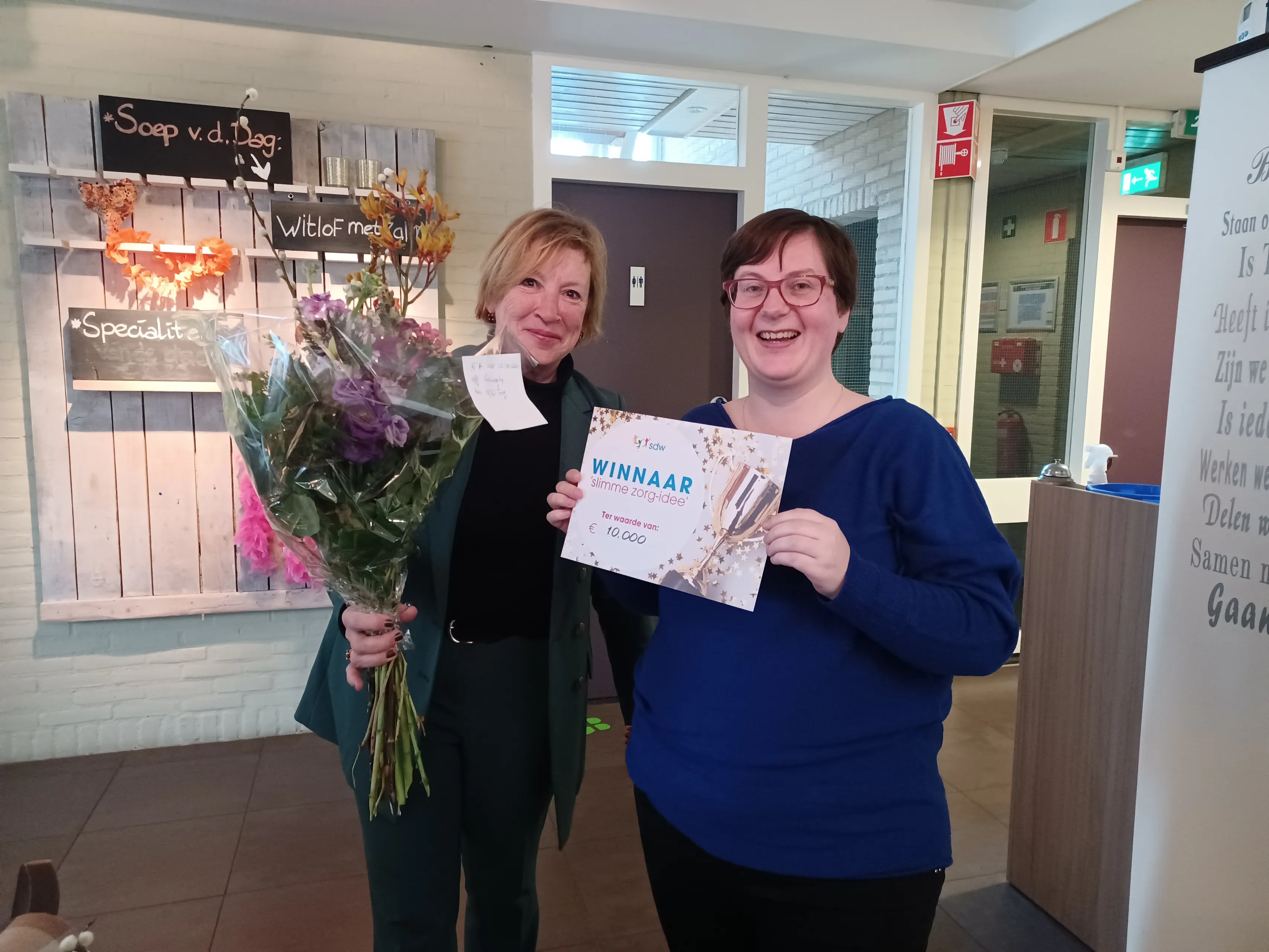 prijsuitreiking slimme zorg idee sdw