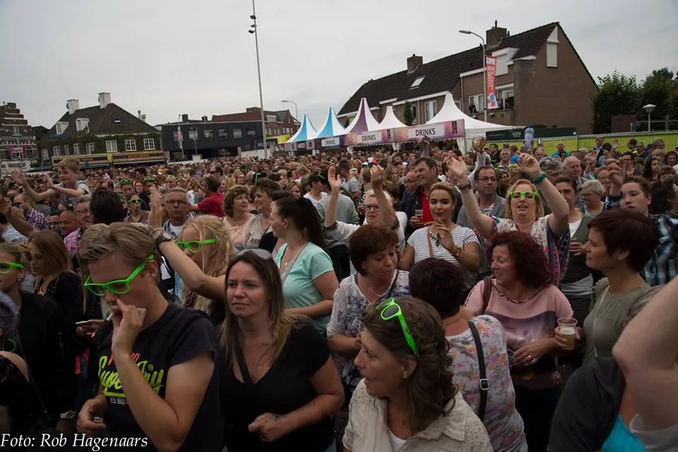 publiek bij de draai