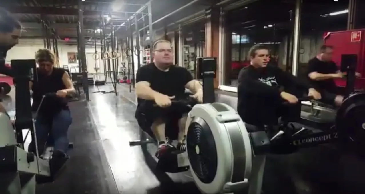 roeien bij crossfit