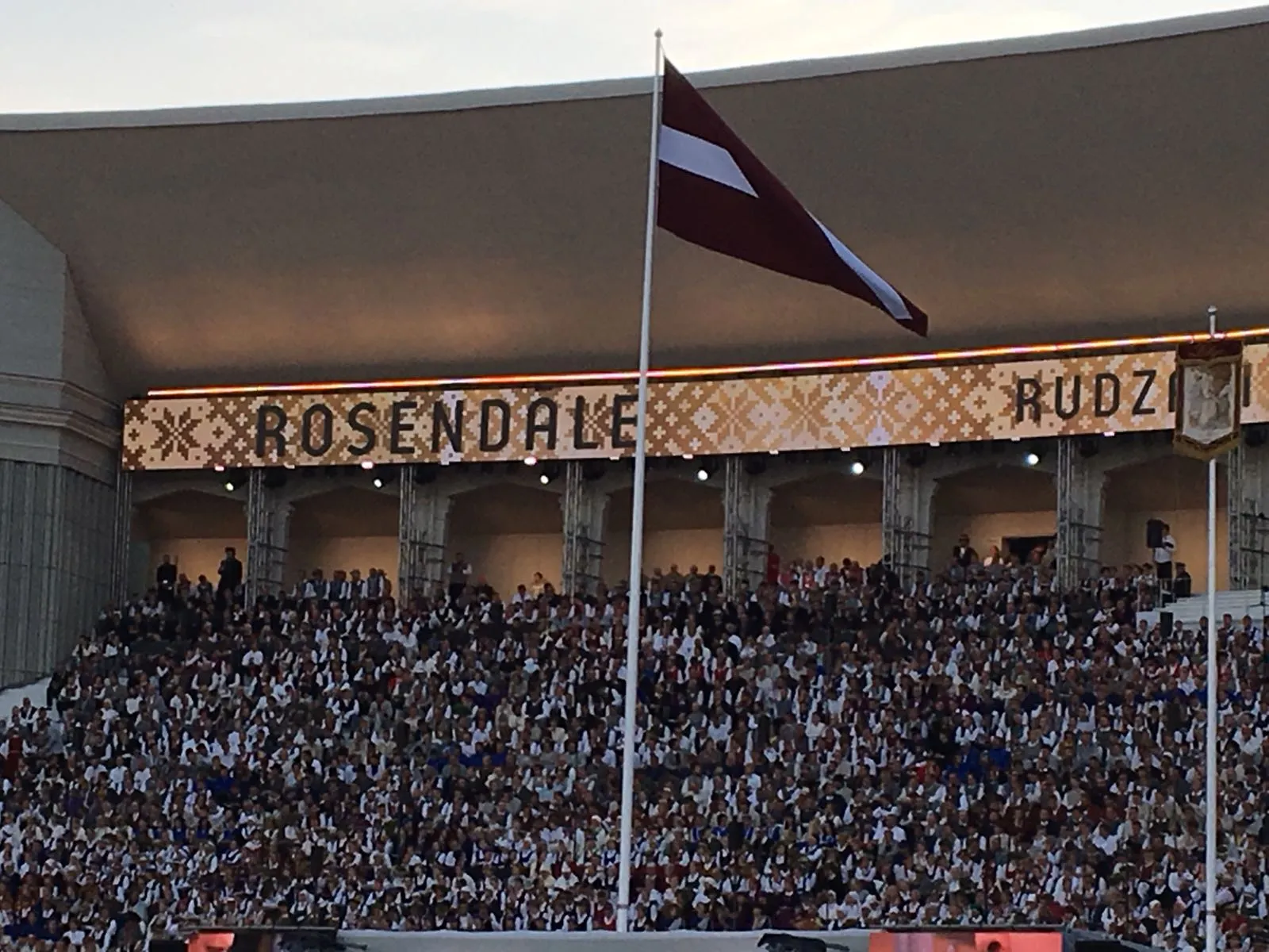 roosendaal getoond tijdens het korenfestival in riga