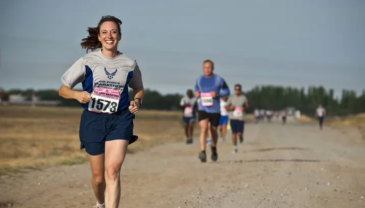sporten joggen wedstrijd