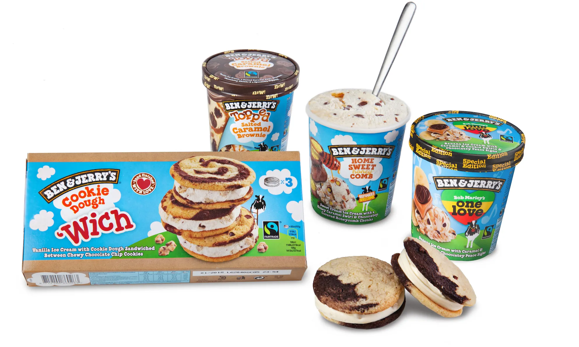 stockbeeld 4 smaken ben jerrys