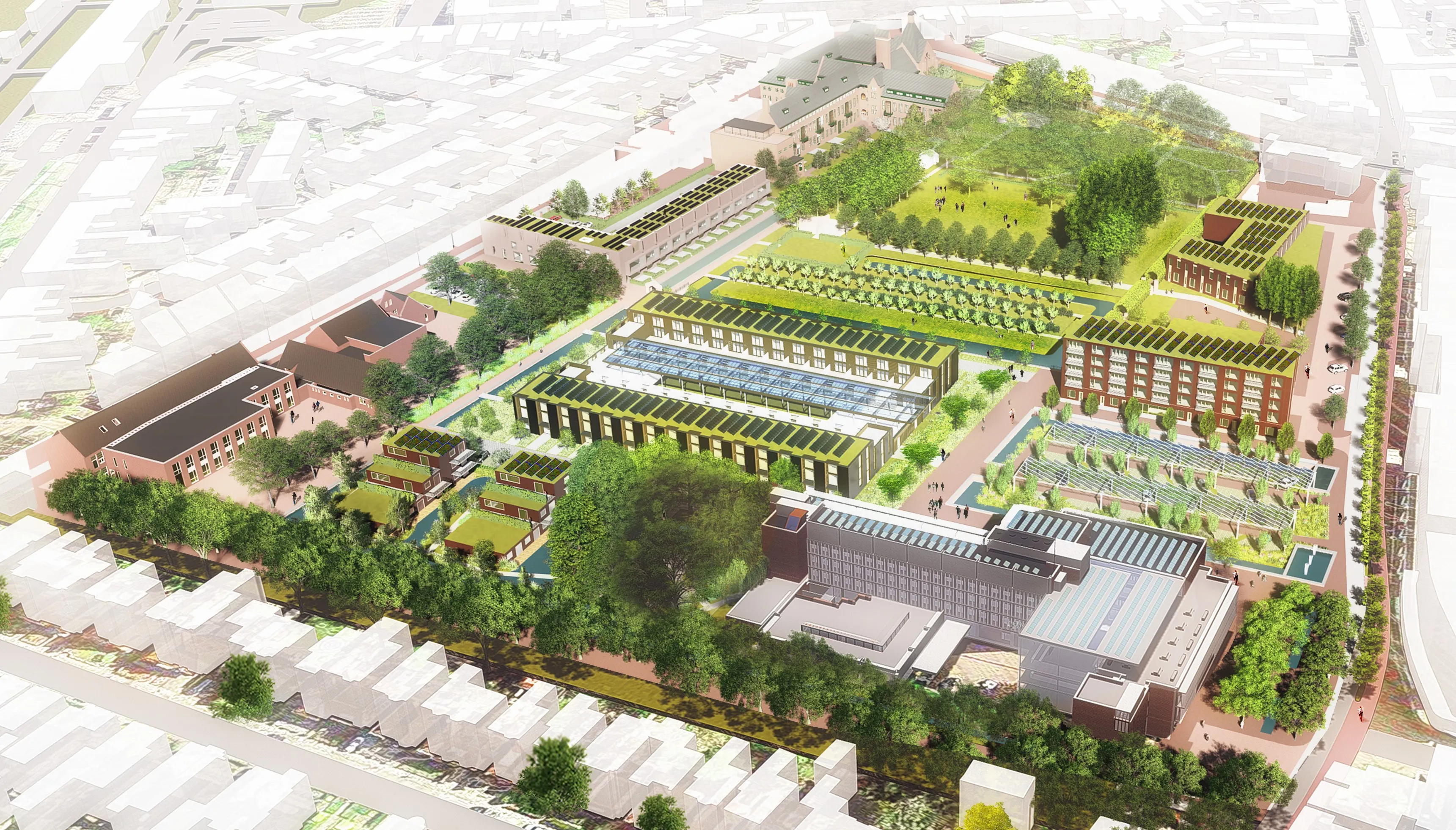 vogelvlucht van west naar oost copyright wurck