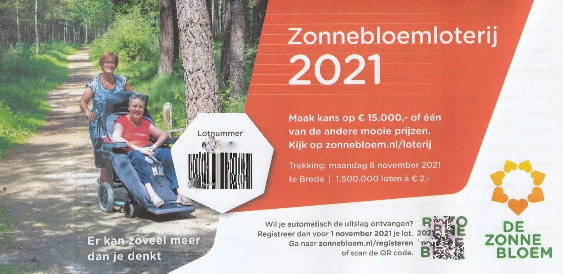 zonnebloemloterij