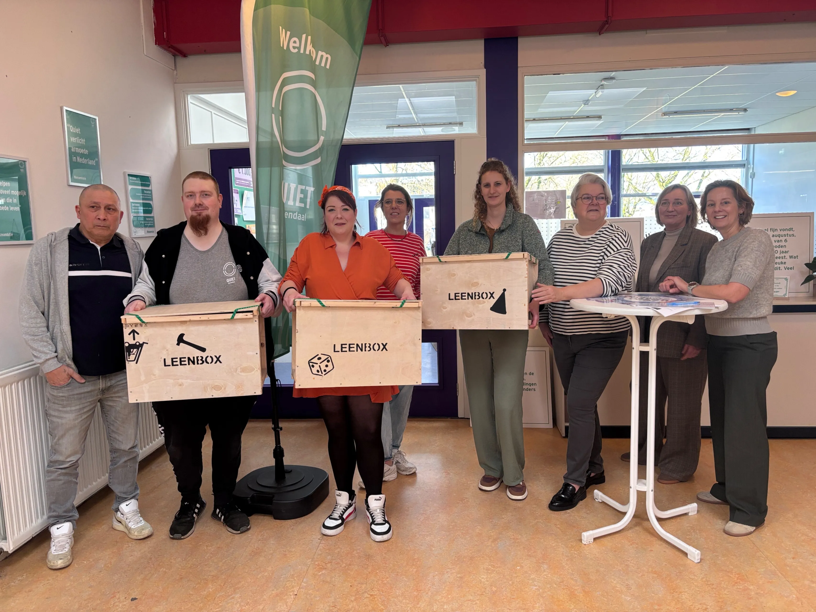 Uitreiking Leenboxen