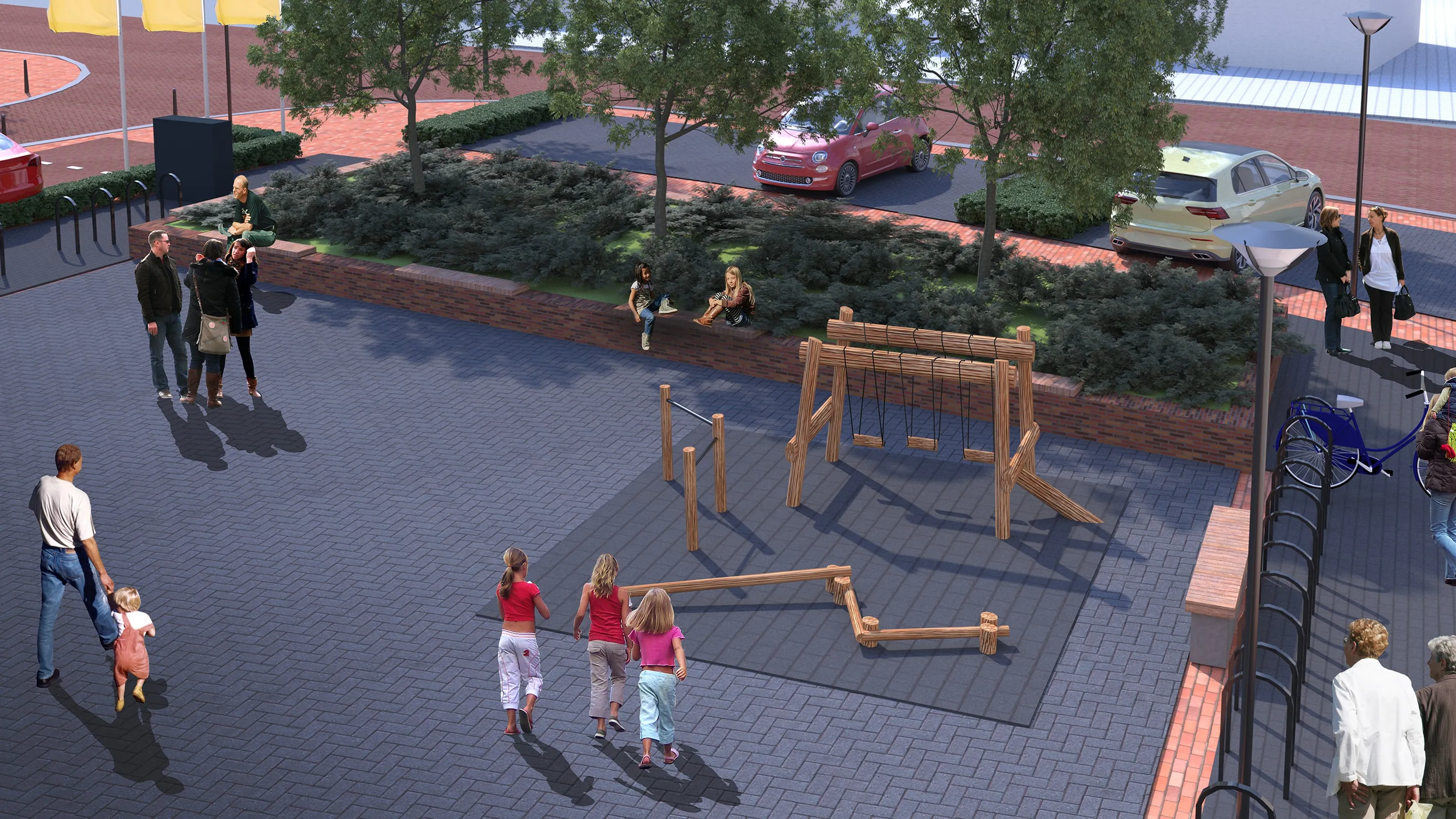 dorpsplein uitsnede keuze a