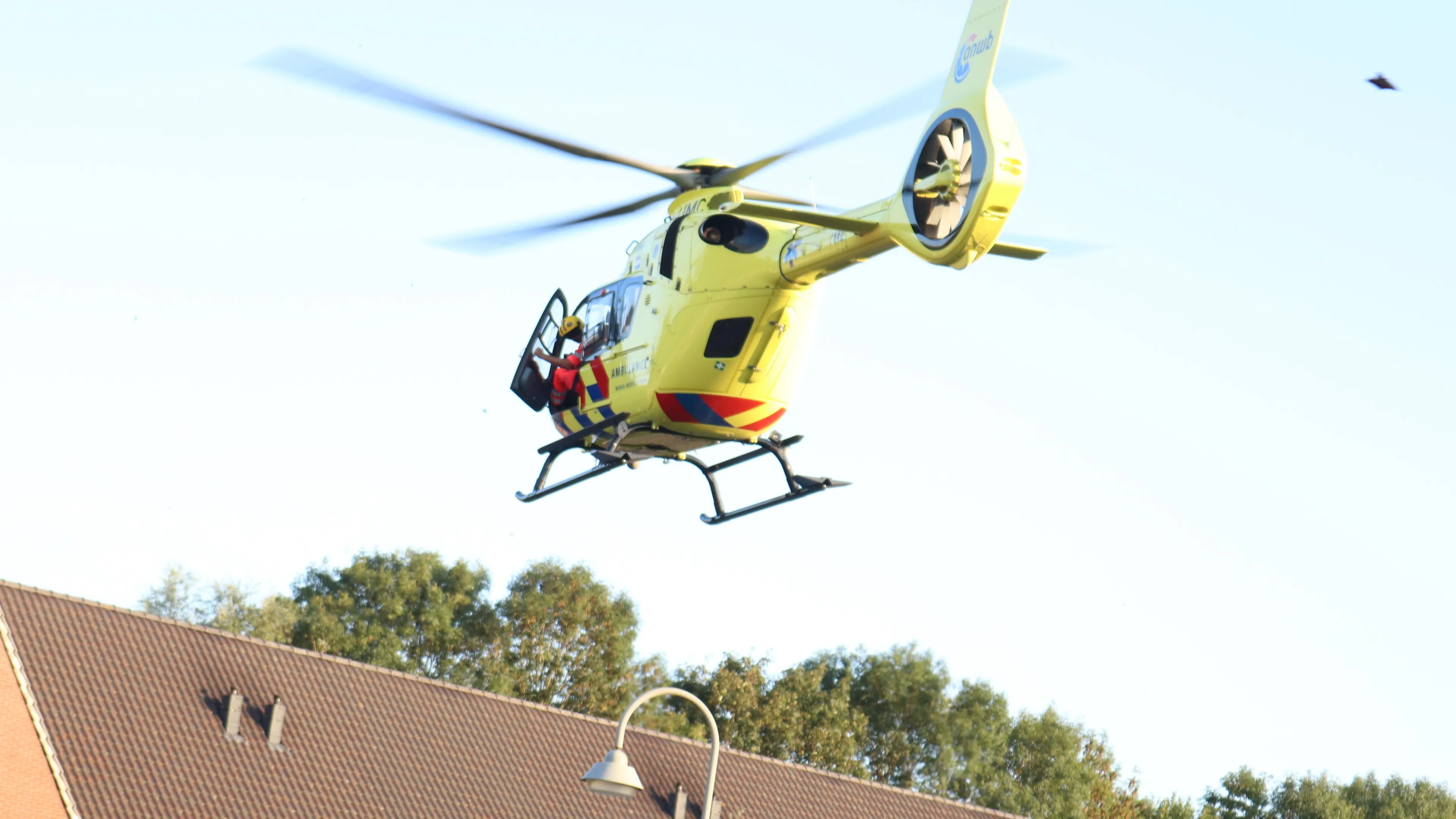 trauma helikopter in actie barneveld