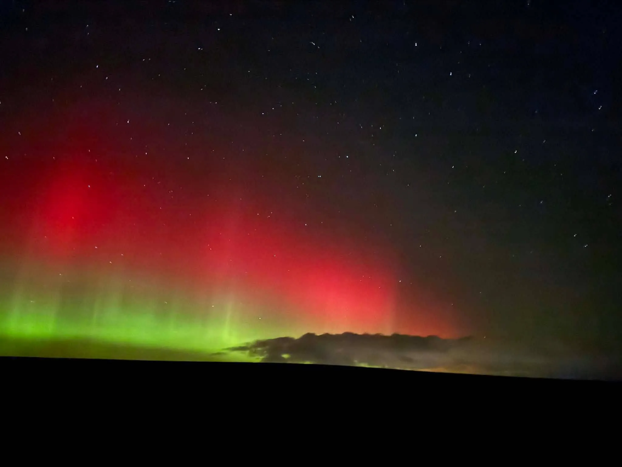 Noorderlicht op 19 januari 2026 © Martin Ouboter