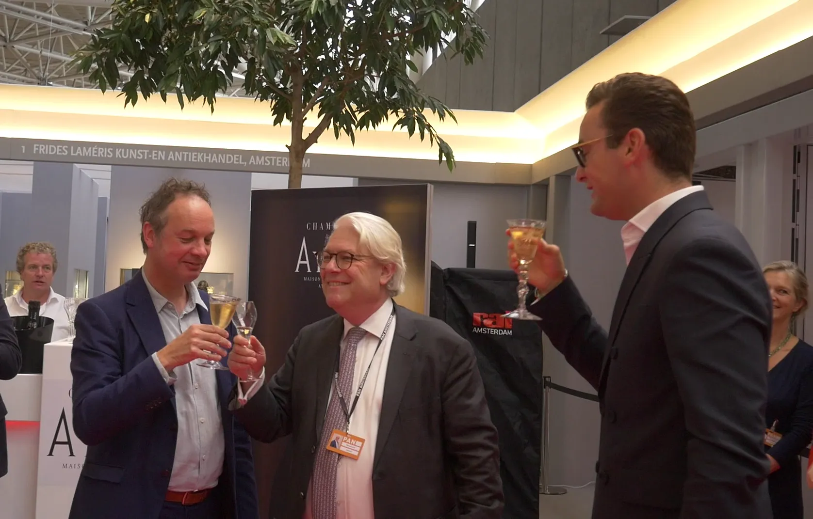 vlnr Benno Tempel, Mark Grol en Splinter Chabot