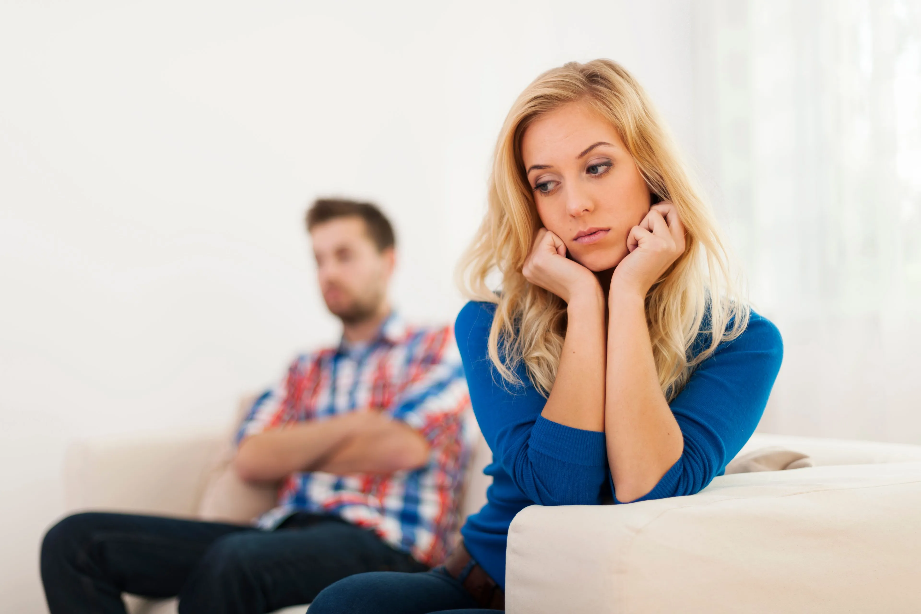 young couple have problems relationship