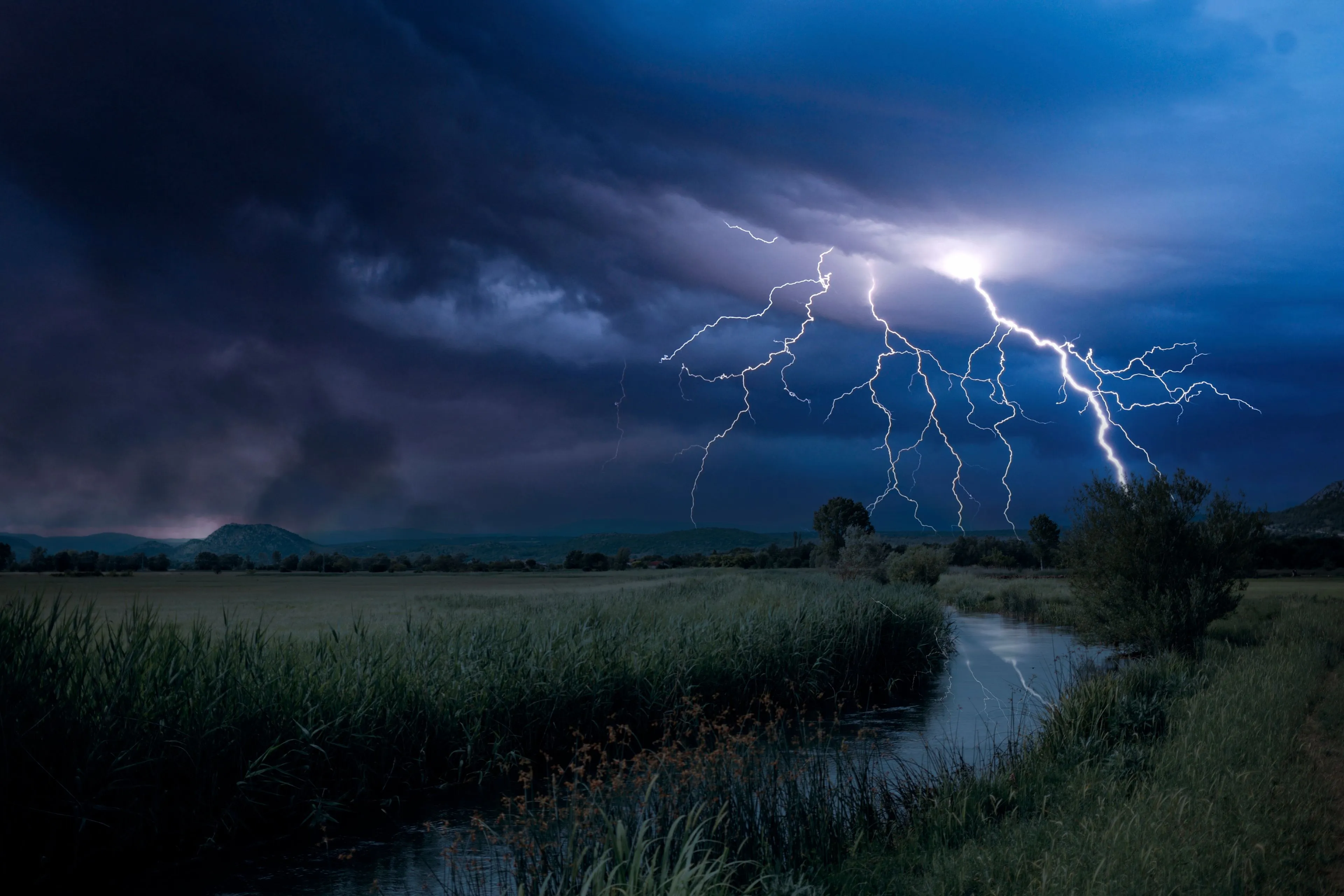 weather effects collage concept
