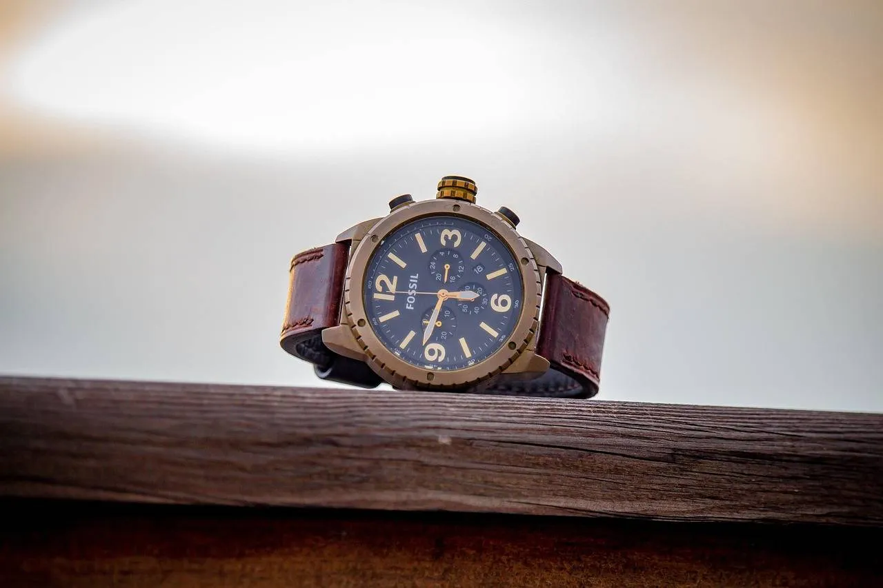 fossil horloge foto van popi