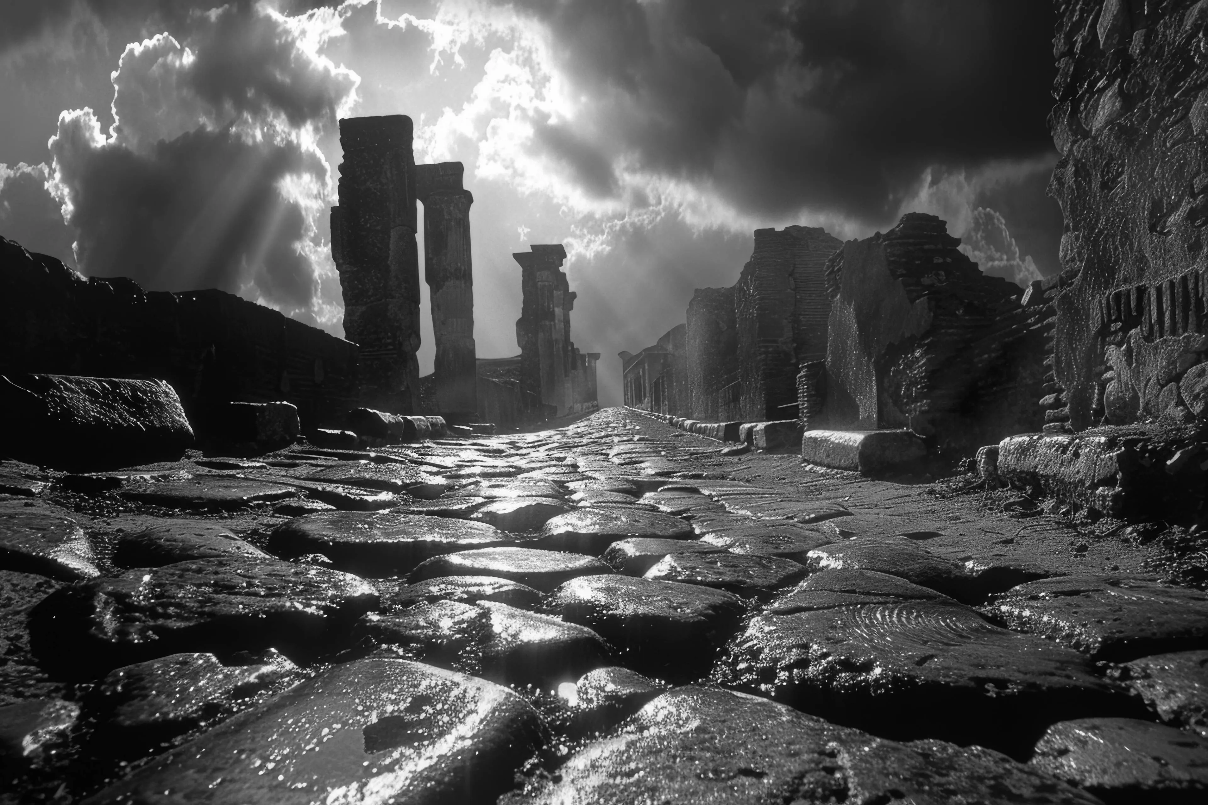 monochrome-view-pompeii-world-heritage-day