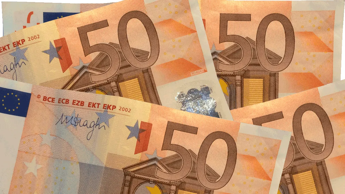 200 euro vier keer vijftig euro