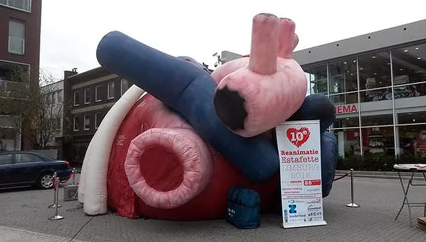 aandacht voor de reanimatie estafette