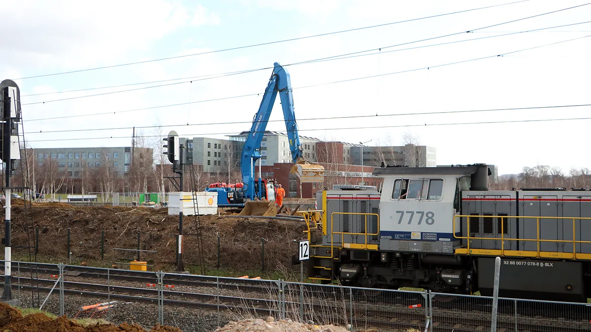 aanleg fietstunnel onder spoor raadskuilderweg geleen 2