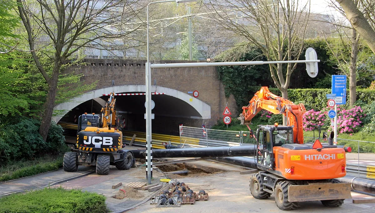 aanleg het groene net tunnel 2017