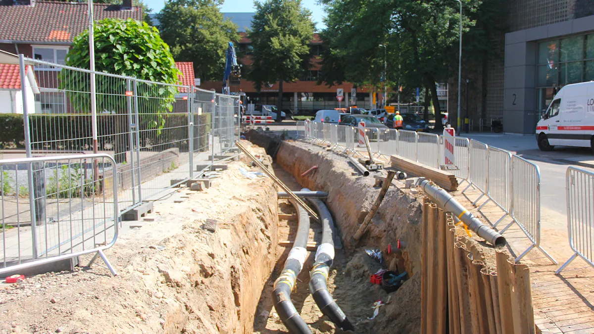 aanleg warmtenet in sittard