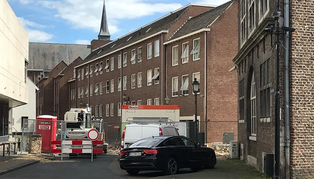 aanleg zakpaal plakstraat