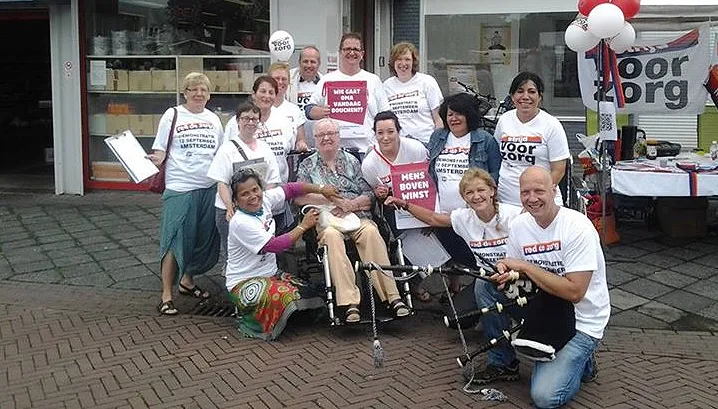 actiedag red de zorg in geleen