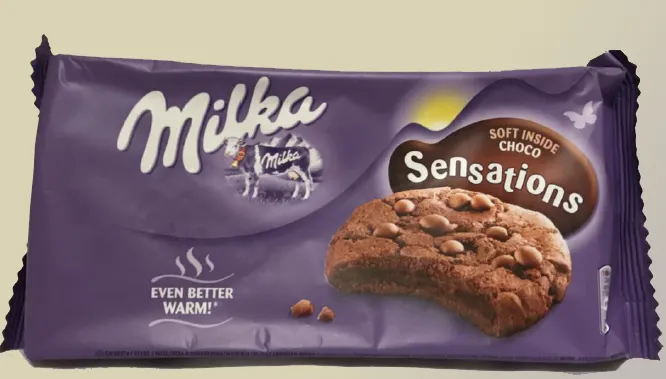 action milka sensation chocolade cookies