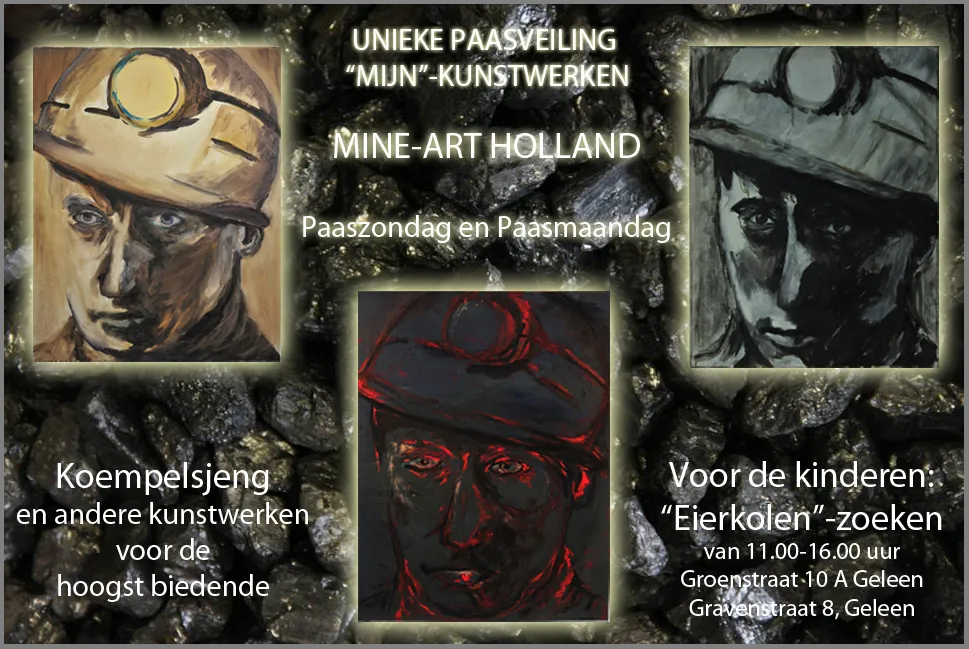 affiche paasveiling mine art holland