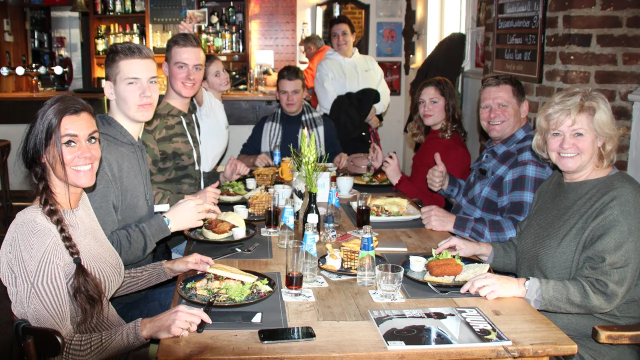 afsluitende lunch zwaantje