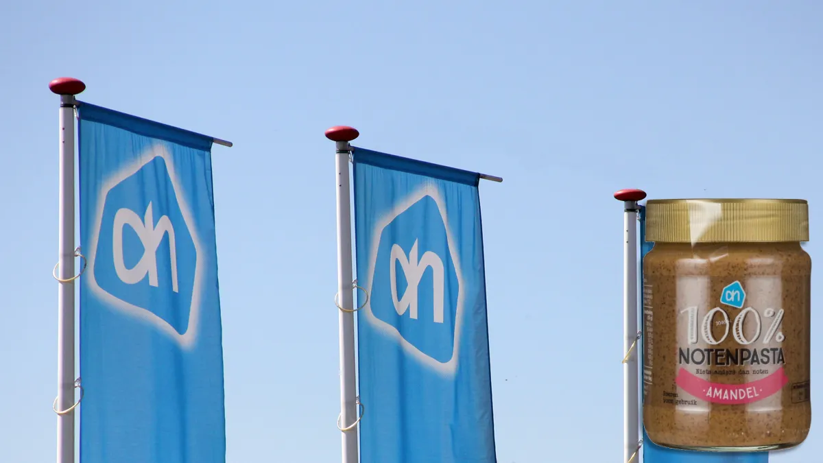 ah notenpasta vlaggen albert heijn ah
