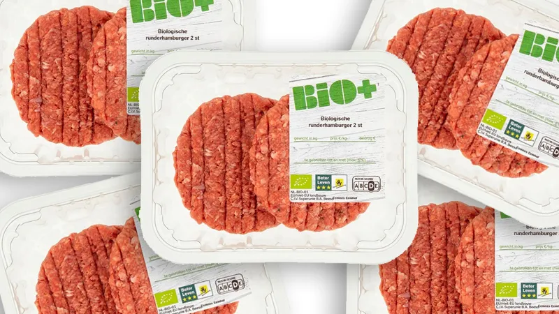 allergenenwaarschuwing bio hamburger superunie
