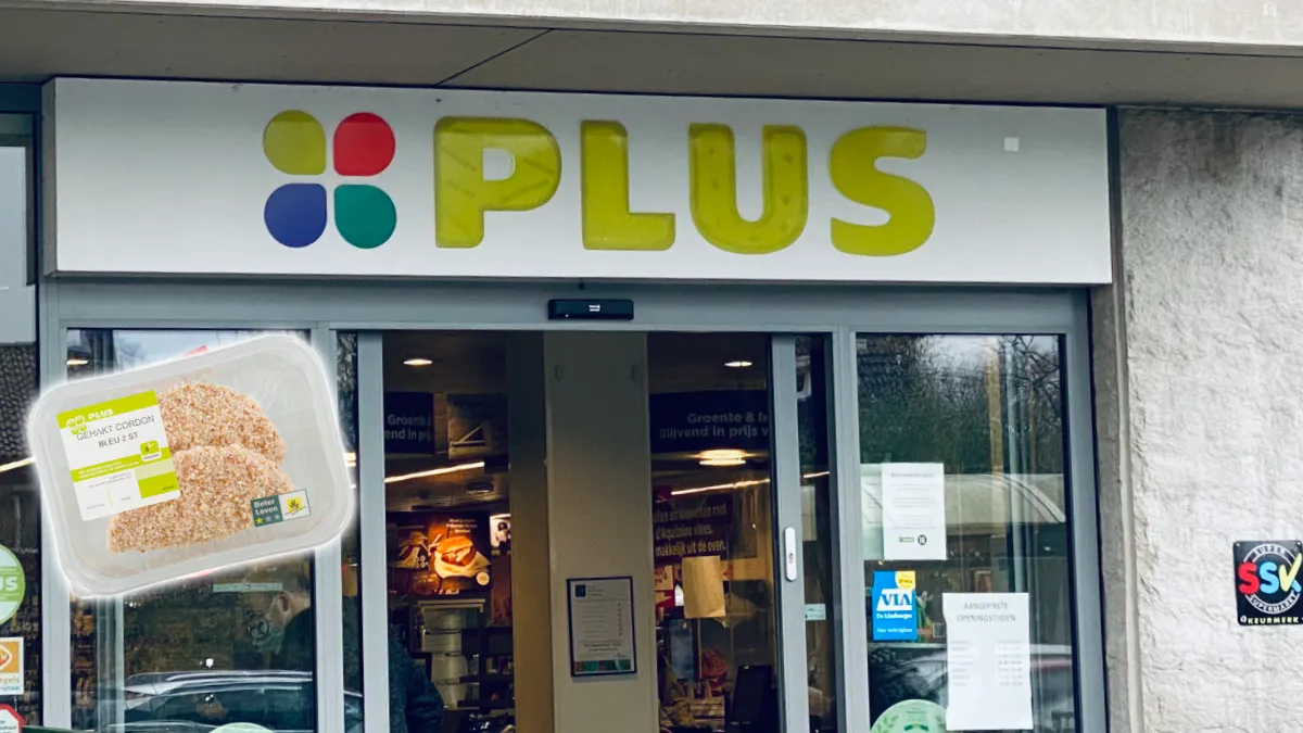 allergenenwaarschuwing gehakt cordon blue plus supermarkt
