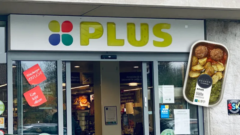 allergenenwaarschuwing gehaktbal stroganoff met spinazie plus supermarkt