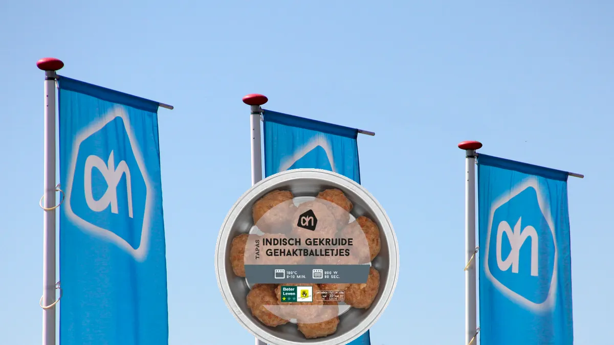 allergenenwaarschuwing gehaktballetjes gluten drie vlaggen ah albert heijn